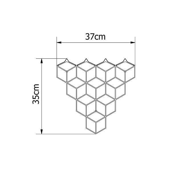 Wieszak Stiga S Gold - POLYHEDRA